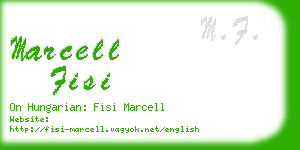 marcell fisi business card